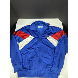 VTG Official USA Olympics Med Blue Red White Full Zip Athletic Jacket JCPenney
